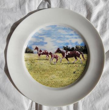 Wiebe van der Zee Bordje met Bonte Paarden beschikbaar voor biedingen