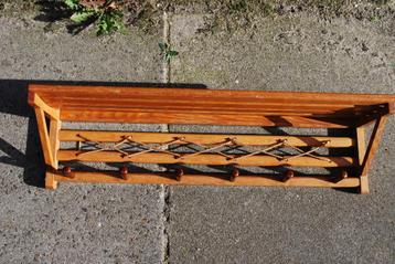 'Vintage wandkapstok hout beschikbaar voor biedingen
