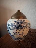 Delfts Blauw Tabakspot met Deksel, Ophalen of Verzenden