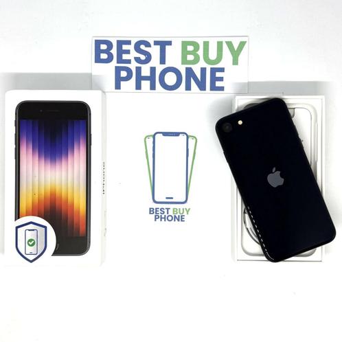 iPhone SE 2022 128GB zwart /nette staat /100% batt /garantie, Telecommunicatie, Mobiele telefoons | Apple iPhone, 128 GB, Zonder abonnement