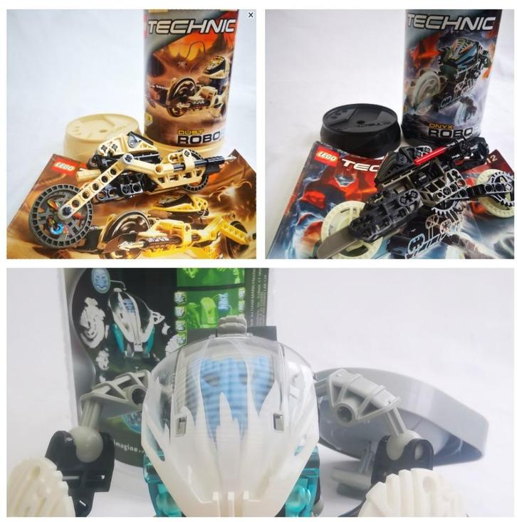 4 set Partij Lego Technic RoboRiders 8509 8510 8011 8512, Kinderen en Baby's, Speelgoed | Duplo en Lego, Zo goed als nieuw, Lego
