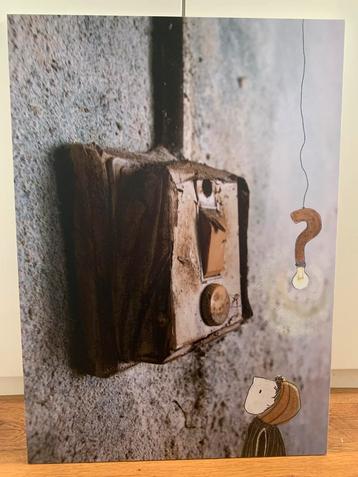 Print van fototekening De Knop van De Verderkijker (70*50) beschikbaar voor biedingen