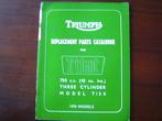 Triumph 750 cc Trident T150 1970 motorcycle parts list, Motoren, Ophalen of Verzenden, Triumph