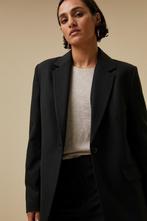 By Bar geweldig krijtstreep blazer & rechte pantalon XS/S, By bar, Kostuum of Pak, Zwart, Nieuw
