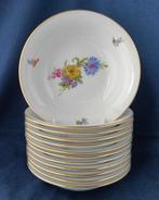 Fürstenberg 02199 - 12 ronde schaaltjes met bloemetjesdecor, Ophalen of Verzenden