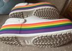 Rainbow Crocs 38, Kleding | Dames, Schoenen, Verzenden, Gedragen, Wit, Slippers