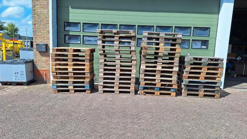 pallets 120 x 80 cm  47 stuks deels euro pallets, Doe-het-zelf en Verbouw, Hout en Planken, Gebruikt, Pallet, Overige houtsoorten