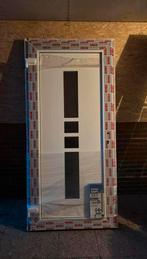 Nieuwe Kunststof Voordeur 210 x 100 cm, Nieuw, Buitendeur, Glas, 200 tot 215 cm