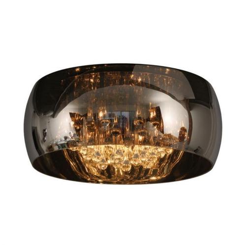 Plafondlamp Lucide Pearl 40 cm, Huis en Inrichting, Lampen | Plafondlampen, Zo goed als nieuw, Glas, Metaal, Ophalen of Verzenden
