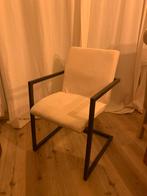 2 stoelen beige met hoes, Huis en Inrichting, Stoelen, Ophalen, Overige kleuren