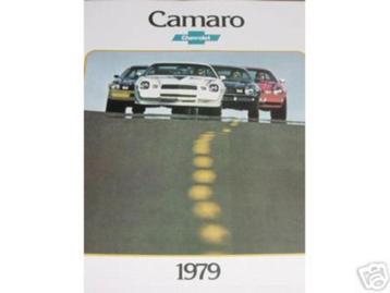 Chevrolet Camaro Amerikaanse folder uit juli 1979