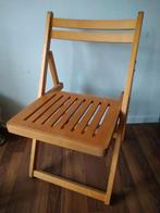 Vintage houten klapstoel, Ophalen of Verzenden
