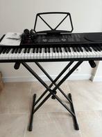 Keyboard met standaard, Muziek en Instrumenten, Overige merken, 61 toetsen, Ophalen of Verzenden, Zo goed als nieuw