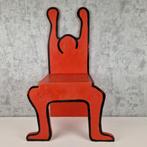 Houten Kinderstoeltje - Uniek Design, Huis en Inrichting, Gebruikt, Ophalen of Verzenden, Rood, Hout