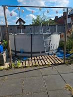 Ruim rond zwembad, Tuin en Terras, Ophalen, Minder dan 80 cm, Opzetzwembad, Rechthoekig