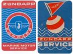 ZÜNDAPP Marine Motor Service dealer reclame bord advertis, Verzenden, Gebruikt