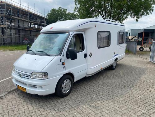 Fiat Burstner camper Airco Polyester opbouw inruil mogelijk, Caravans en Kamperen, Campers, Particulier, Half-integraal, tot en met 3