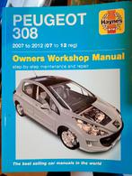 Haynes Peugeot 308 Werkplaatshandboek 2007-2012, Ophalen of Verzenden, Zo goed als nieuw, Peugeot, Haynes