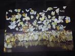 aluminium schilderij vlinders 80 x 120 cm, Antiek en Kunst, Ophalen of Verzenden