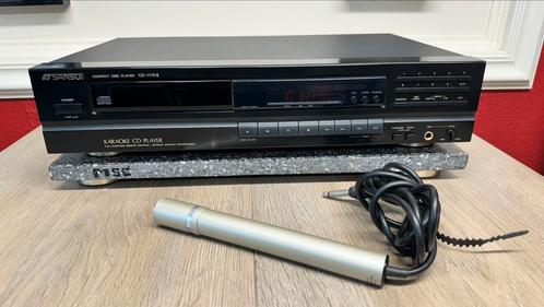 Sansui CD-117mkII + akai microfoon CD speler / karaoke, Audio, Tv en Foto, Cd-spelers, Gebruikt, Ophalen of Verzenden