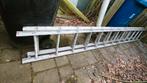 Dubbele Altrex ladder. 2x12 sporten, 2x3m33 lang, Doe-het-zelf en Verbouw, Ladders en Trappen, Ophalen, Gebruikt, 4 meter of meer