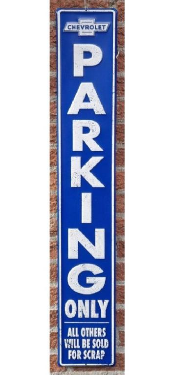 Chevrolet Parking Only . beschikbaar voor biedingen