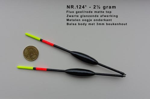 KARPERDOBBER HANDBUILT  NR. 124¹ / 2½ gram, Watersport en Boten, Hengelsport | Karpervissen, Nieuw, Dobber of Lood, Ophalen of Verzenden