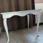 Brocant bijzettafeltje, Ophalen, 25 tot 50 cm, Rechthoekig, 50 tot 100 cm