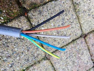 YMVK kabel 5-aderig 2,5mm2 - 28 mtr/20 mtr/20 mtr beschikbaar voor biedingen