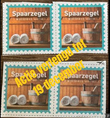 4 stuks Dagje Wellness - saunazegels - AD = € 1,50 (KWF) beschikbaar voor biedingen