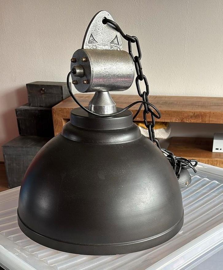 Industriële Hanglamp - Stoer Design, Huis en Inrichting, Lampen | Hanglampen, Zo goed als nieuw, Minder dan 50 cm, Metaal, Ophalen