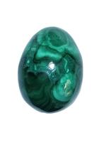 Ei Malachiet  Formaat: ca. 40 x 28 mm  Gewicht: 74 gram, Ophalen of Verzenden, Mineraal