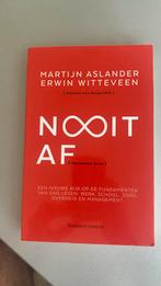 Martijn Aslander - Nooit af, Ophalen of Verzenden, Zo goed als nieuw, Martijn Aslander; Erwin Witteveen
