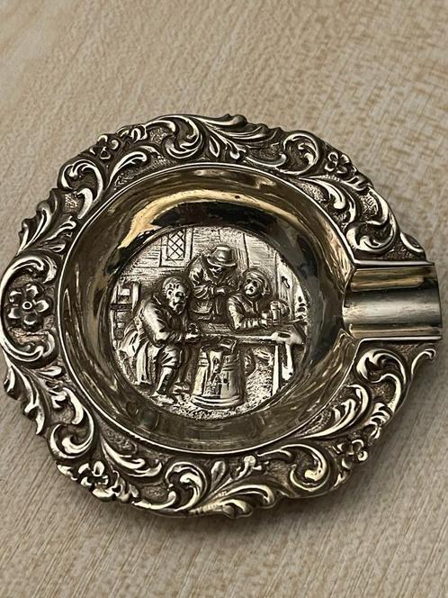 Zilver sigaretten schaaltje, Antiek en Kunst, Antiek | Goud en Zilver, Zilver, Ophalen of Verzenden