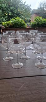 Mooie glazen set 11 stuks cocktail dessert, Ophalen, Zo goed als nieuw, Glas, Glas of Glazen