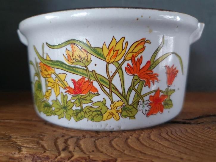 Mooi wildflower/wild flower schaaltje jaren 70, Verzamelen, Retro, Huis en Inrichting, Ophalen of Verzenden