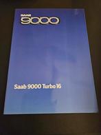 Brochure Saab 9000 Turbo 16 S 1984, Ophalen of Verzenden, Zo goed als nieuw, Overige merken