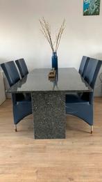 Eettafel natuursteen/ graniet 1.60/0.90, Huis en Inrichting, Tafels | Eettafels, Ophalen, Overige materialen, 50 tot 100 cm, Zo goed als nieuw