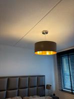 Taupe hanglamp zo goed als nieuw, Ophalen, Kunststof, Zo goed als nieuw, Modern