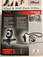 Stereo Headset met Camera - Trust CP-2200, Computers en Software, Webcams, Nieuw, Ophalen of Verzenden, Windows, Microfoon