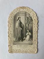 Antiek Devotieprentje, Christus die zegent, Ophalen of Verzenden, Gebruikt, Kaart of Prent, Christendom | Katholiek