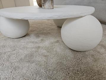 Japandi nordic salontafel bollen  Scandinavisch rond   beschikbaar voor biedingen