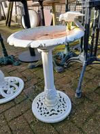 Gietijzeren vogelbad, Ophalen, Gebruikt