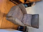 Relax Fauteuil donker grijs, Huis en Inrichting, Fauteuils, Ophalen, Gebruikt, 100 tot 125 cm, Stof