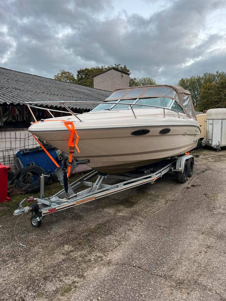 Sea Ray 220 V8 open uitlaat, Watersport en Boten, Speedboten, Zo goed als nieuw, 6 meter of meer, Benzine, 200 pk of meer, Polyester