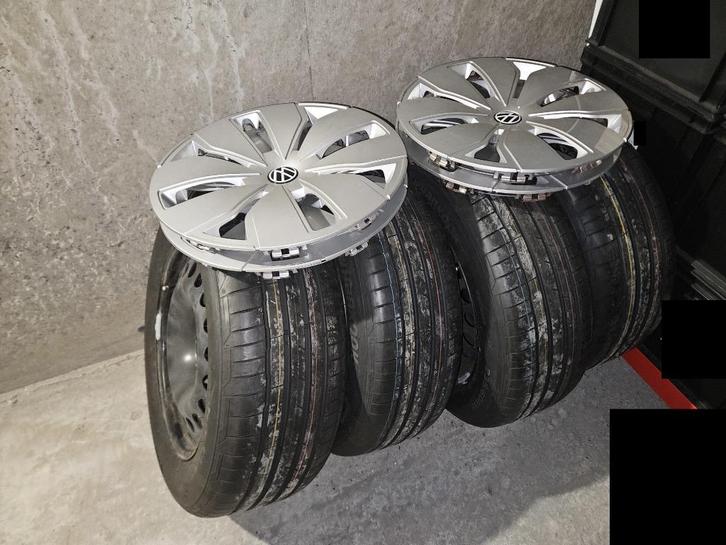 VW ID Buzz 18" stalen velgen + Hankook zomerbanden + doppen, Auto diversen, Autogereedschap, Nieuw, Ophalen