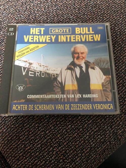 Het grote Bull Verwey interview 2 cd in prima staat, Cd's en Dvd's, Cd's | Overige Cd's, Ophalen of Verzenden