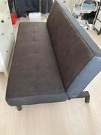 Slaapbank zwart fluweel, Huis en Inrichting, Slaapkamer | Slaapbanken, Ophalen, Gebruikt, Zwart, 200 cm