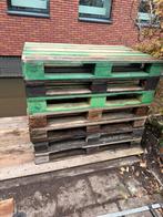 Europallets 7 stuks voor 30 euro, Doe-het-zelf en Verbouw, Hout en Planken, Ophalen, Gebruikt, 25 tot 50 mm, Pallet
