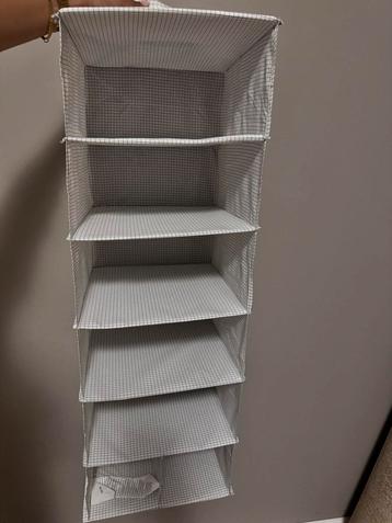 STUK opberger met 7 vakken, wit/grijs, ikea beschikbaar voor biedingen